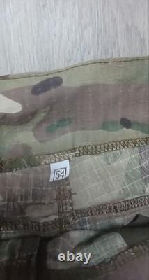Tactical Camo Pants Size 54 + Genuine Leather Belt Military Combat Ripsto