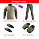 Tactical Camouflage Uniform +pads Military Combat Suits Working Army Training