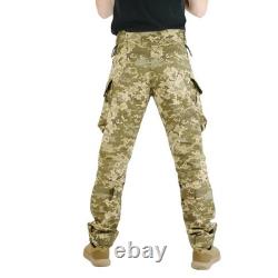 Tactical Combat Pants Ripstop Ukrainian Pixel Camo Military Cargo Trousers