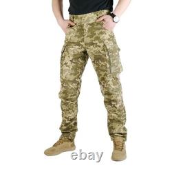 Tactical Combat Pants Ripstop Ukrainian Pixel Camo Military Cargo Trousers