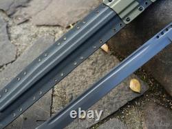 Tactical Combat Saber Knife Survival Military Shoto Sword 60Si2Cra Steel #2793 Tactical Combat Saber Knife Survival Military Shoto Sword 60Si2Cra Steel #2793