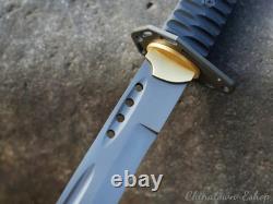 Tactical Combat Saber Knife Survival Military Shoto Sword 60Si2Cra Steel #2793 Tactical Combat Saber Knife Survival Military Shoto Sword 60Si2Cra Steel #2793