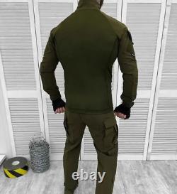 Tactical Combat Suit Olive Single Sword, Combat Military Spring Uniform Olive