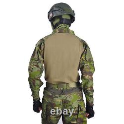 Tactical Combat Suits Army Military With Pads Uniform Outdoor Work Cargo Suit