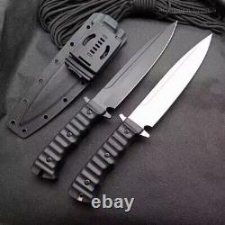 Tactical DC53 Steel Hunting Knife Fixed Blade Military Survival Bushcraft Kydex