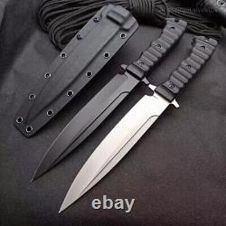 Tactical DC53 Steel Hunting Knife Fixed Blade Military Survival Bushcraft Kydex