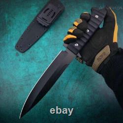 Tactical DC53 Steel Hunting Knife Fixed Blade Military Survival Bushcraft Kydex