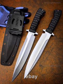 Tactical DC53 Steel Hunting Knife Fixed Blade Military Survival Bushcraft Kydex