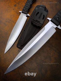 Tactical DC53 Steel Hunting Knife Fixed Blade Military Survival Bushcraft Kydex