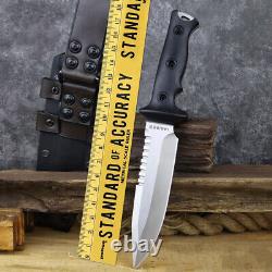 Tactical Fixed Blade Knife Military-Grade Stainless Steel, Perfect for Hunting