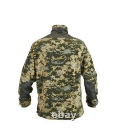 Tactical Fleece Jacket MM14 Pixel Military Warm Zip Combat Coat Ukraine Mod 3