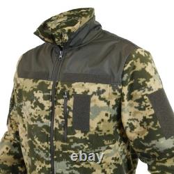 Tactical Fleece Jacket MM14 Pixel Military Warm Zip Combat Coat Ukraine Mod 3