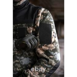 Tactical Fleece Jacket MM14 Pixel Military Warm Zip Combat Coat Ukraine Mod 3