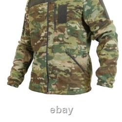 Tactical Fleece Jacket Multicam Military Zip Warm Combat Coat Ukraine Mod 3