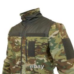 Tactical Fleece Jacket Multicam Military Zip Warm Combat Coat Ukraine Mod 3