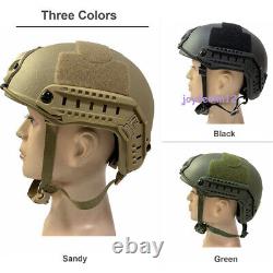 Tactical Helmet Airsoft Paintball Military Combat Fast Hunting Shooting PJ Style