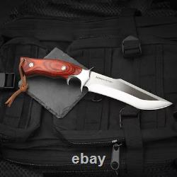 Tactical M390 Combat Knife Military Hunting Survival Tool Outdoor Camping EDC Se