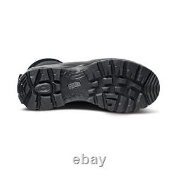 Tactical Men's Military Combat Boots, Side-Zip, Style 12391ABR 10.5 Black