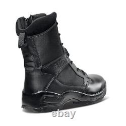 Tactical Men's Military Combat Boots, Side-Zip, Style 12391ABR 10.5 Black