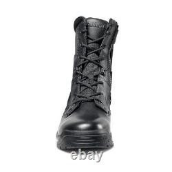 Tactical Men's Military Combat Boots, Side-Zip, Style 12391ABR 10.5 Black