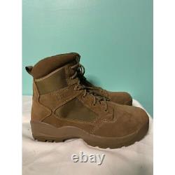 Tactical Military Combat Boots Lace-up Ankle High Desert Tan Outdoor Footwear