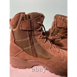 Tactical Military Combat Boots Lace-up Ankle High Desert Tan Outdoor Footwear