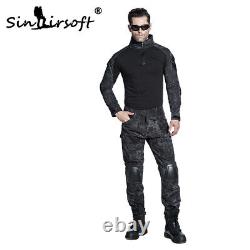 Tactical Military Combat Uniform Shirt Pant G3 Suit Airsoft GEN3 Camo BDU Set US