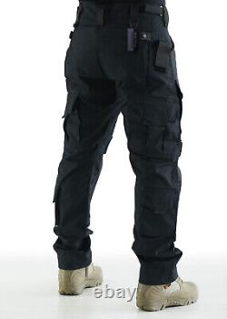 Tactical Molle Pants With EVA Knee Pads Military Hiking Airsoft Combat Trousers