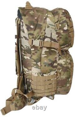Tactical Multicam Military Combat Backpack 45L MOLLE 900D UTX Buckles Army