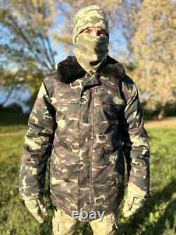 Tactical Parka Jacket Coat Hooded Army Ukraine Mens Men's Military Combat ZSU