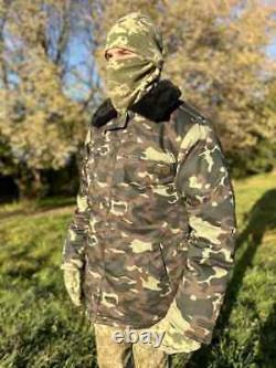 Tactical Parka Jacket Coat Hooded Army Ukraine Mens Men's Military Combat ZSU