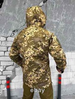 Tactical Parka Jacket Coat Hooded Army Ukraine Mens Men's Military Combat ZSU