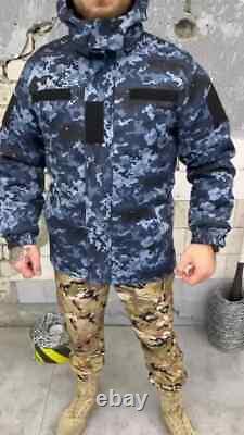 Tactical Parka Jacket Coat Hooded Army Ukraine Mens Men's Military Combat ZSU