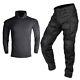 Tactical Suits Men Military Uniform +pads Multi Pockets Combat Shirt Cargopants