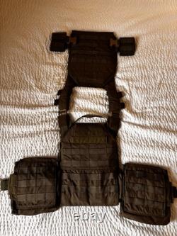 Tactical Tailor Fight Light Plate Carrier Ranger Green Medium Made in USA