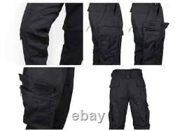 Tactical Uniform Combat Shirt Pants Set Men Military Army Suit Training Clothes