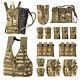 Tactical Vest Military Fighting Load Carrier Vest And Army Flc Pouches Multicam