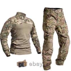 Tactical military uniform summer multicam multicam combat suit tactical clothing