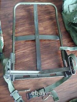 USA Mfg Military Alice BackPack LC1 Rucksack LARGE Combat Field Green + Frame