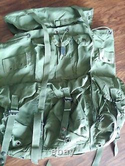 USA Mfg Military Alice BackPack LC1 Rucksack LARGE Combat Field Green + Frame