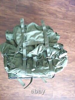 USA Mfg Military Alice BackPack LC1 Rucksack LARGE Combat Field Green + Frame