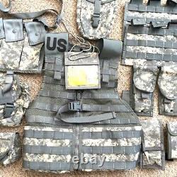 USG Military Molle II Fighting Load Carrier Tactical Vest and Accessories