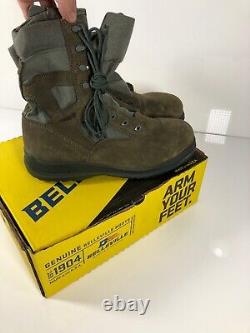 USMC Belleville Tactical, Steel Toe Combat Boots Made in USA Size 12.0R