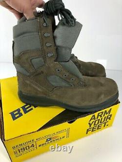USMC Belleville Tactical, Steel Toe Combat Boots Made in USA Size 12.5R
