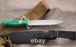 USSR RUSSIAN WW2 Tactical MILITARY SCOUT KNIFE HP-43 CHERRY, GREEN