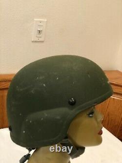 US Army Military SDS Warrior Combat Tactical Helmet Size Large