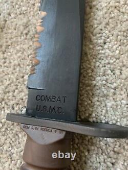 US GI USMC Ontario Knife Company OKC 3S Combat Knife Only