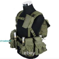 US Stock Russian Special Forces Military Tactical Vest Protect Chest Combat Gear