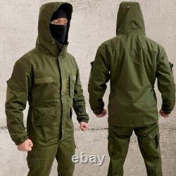 Ukrainian Combat Suit Gorka 5 Khaki Olyva Military Uniform with suspenders