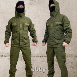 Ukrainian Combat Suit Gorka 5 Khaki Olyva Military Uniform with suspenders